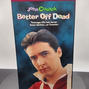 1997 Better Off Dead VHS Tape John Cusack. Tested.